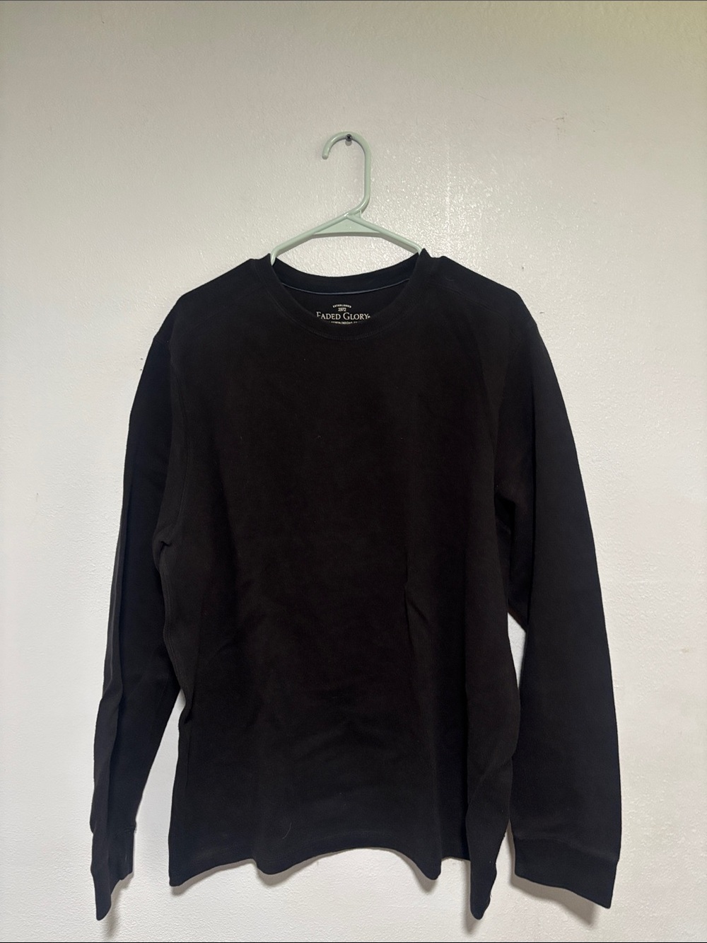 Vintage Y2K  men’s faded glory long sleeve size XL 100% organic cotton